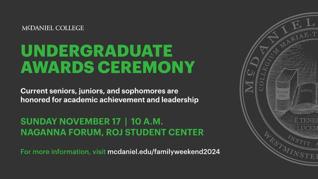 Undergraduate Awards digital sign