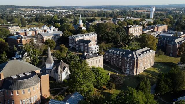 aerial view of campus