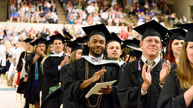 Photo of McDaniel College Commencement ceremony
