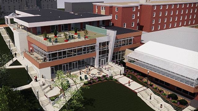 Decker Center renovation rendering