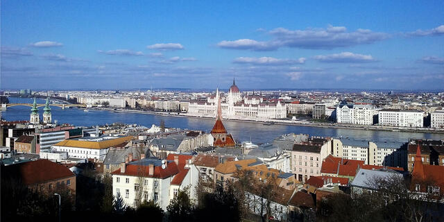A view of Budapest.